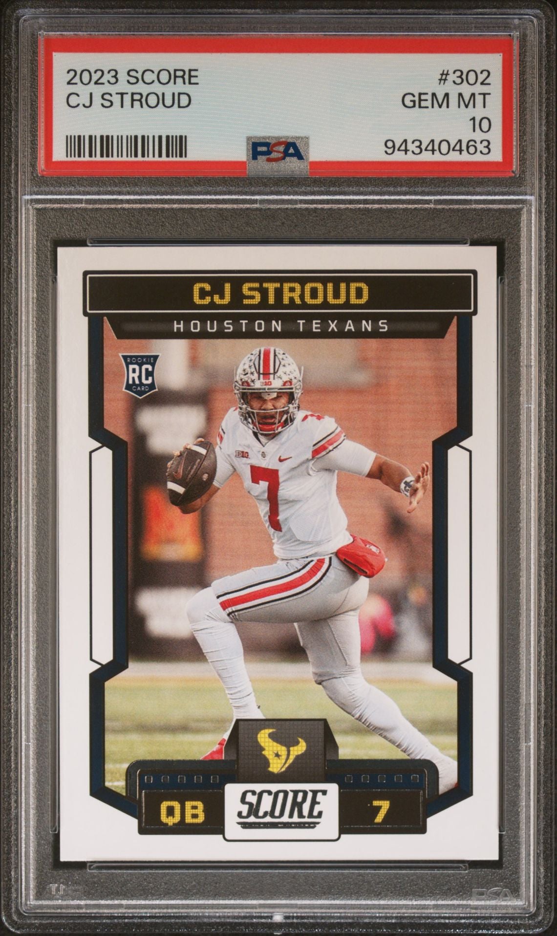 2023 Score - Rookies #302 C.J. Stroud PSA 10 Rookie Card