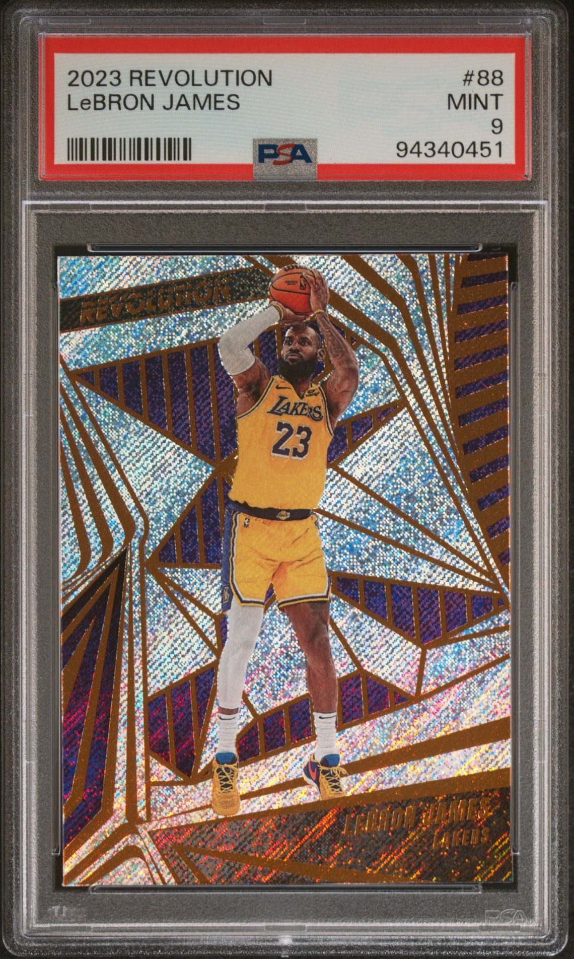 2023 Panini Revolution #88 LeBron James PSA 9