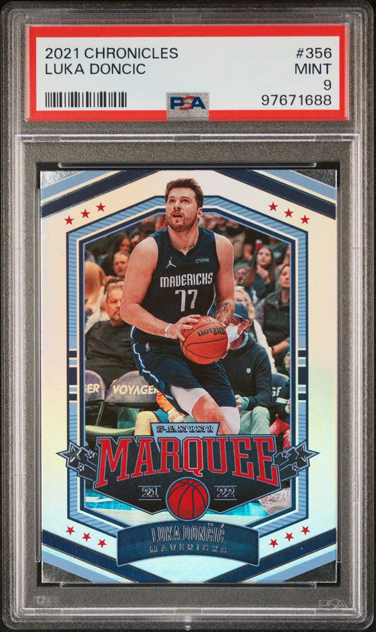 2021-22 Panini Chronicles #356 Luka Doncic PSA 9