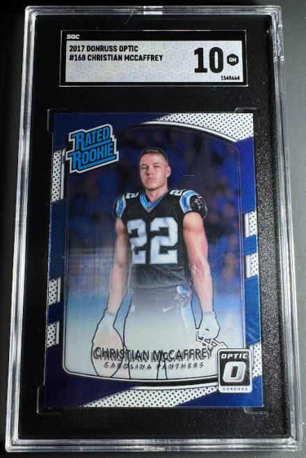 2017 Donruss Optic Christian McCaffey SGC 10