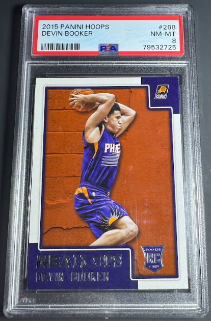 2015 Panini Hoops Devin Booker PSA 8