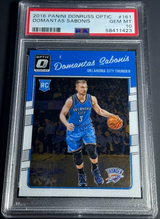 2016 Panini Donruss Optic Domantas Sabonis PSA 10