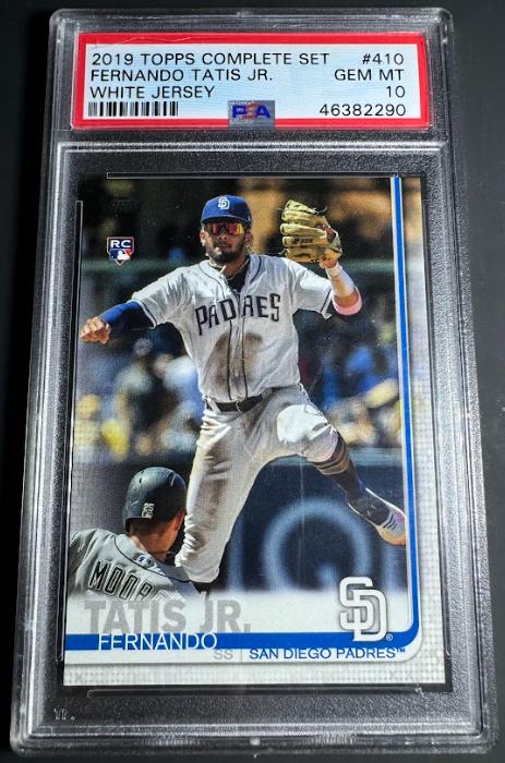 2019 Topps Complete Set White Jersey Fernando Tatis Jr. PSA 10