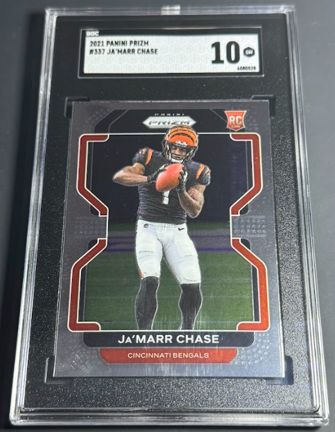 2021 Panini Prizm Ja'Marr Chase SGC 10