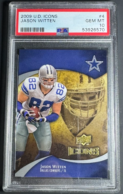 2009 U.D. Icons Jason Witten PSA 10