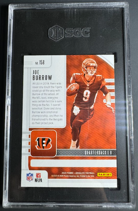 2020 Panini Absolute Retail Joe Burrow SGC 10