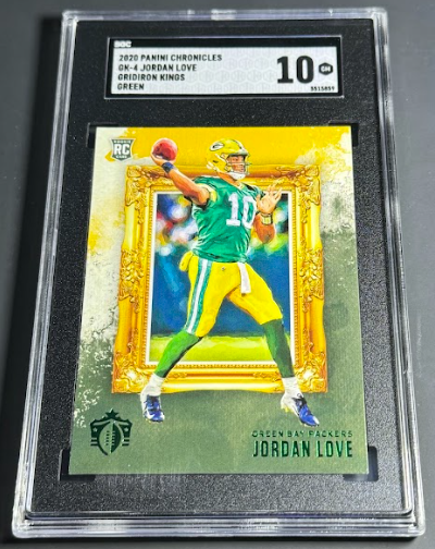 2020 Panini Chronicles Gridiron Kings Jordan Love SGC 10