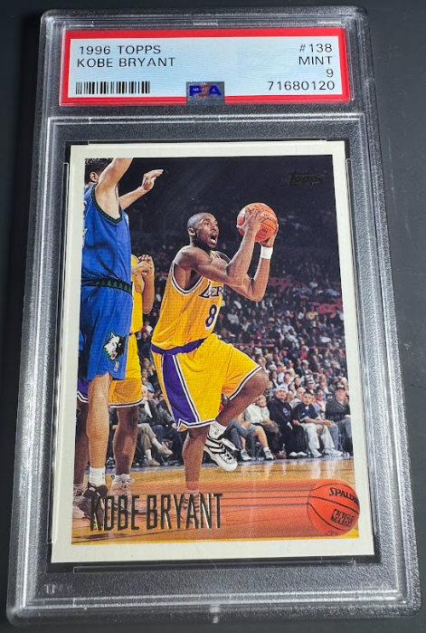 1996 Topps #138 Kobe Bryant PSA 9