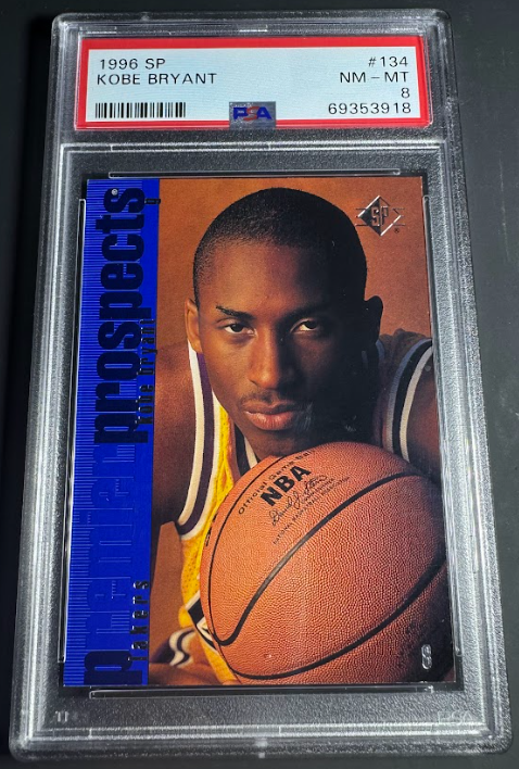 1996 SP #134 Kobe Bryant PSA 8