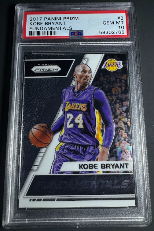 2017 Panini Prizm Fundamentals #2 Kobe Bryant PSA 10