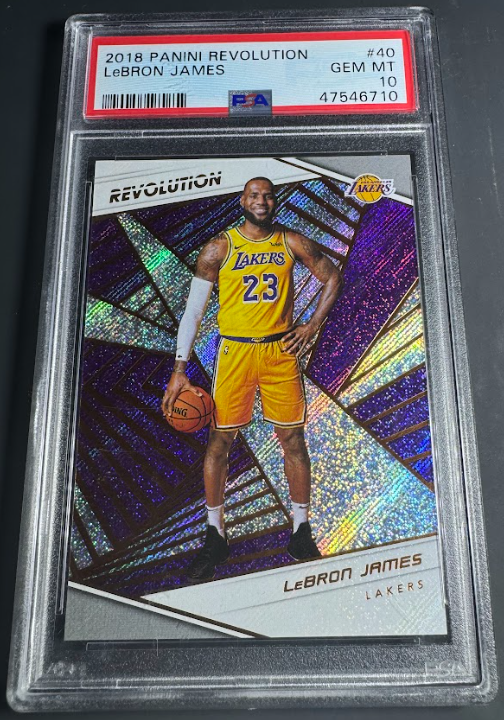 2018 Panini Revolution #40 LeBron James PSA 10