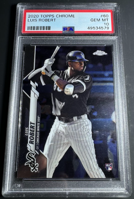 2020 Topps Chrome #60 Luis Robert PSA 10