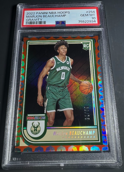 2022 Marjon Beauchamp Panini NBA Hoops Gravity #245 PSA 10