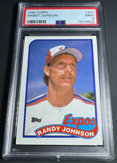 1989 Topps Randy Johnson #647 PSA 9