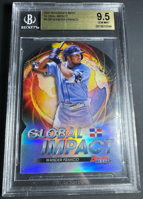 2022 Bowman's Best Global Impact GI-26 Wander Franco BGS 9.5