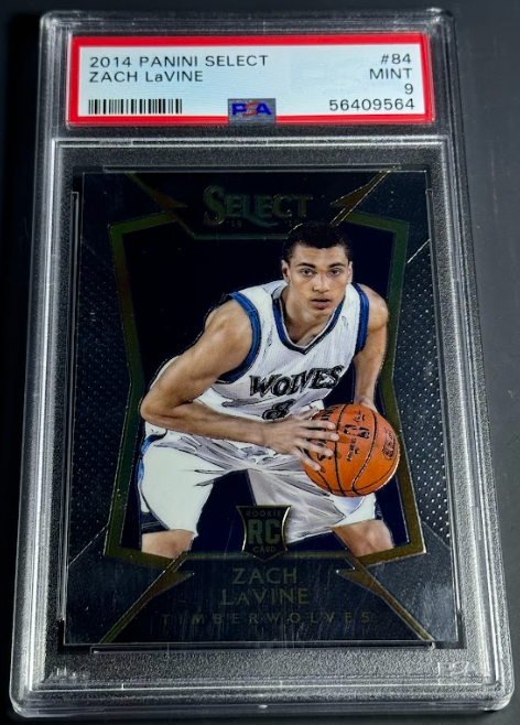 2014 Panini Select #84 Zach LaVine PSA 9 Rookie Card