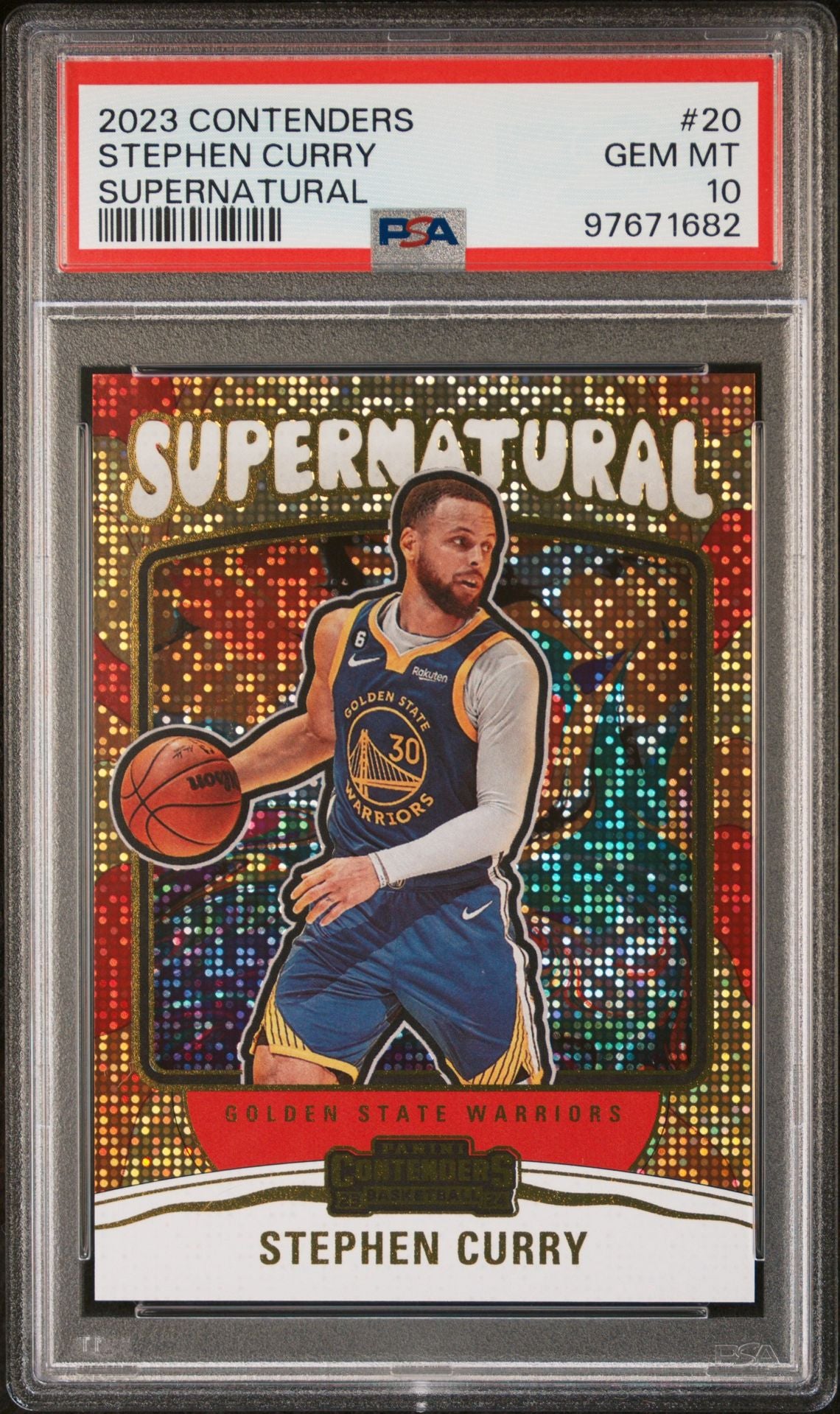 2023-24 Panini Contenders - Supernatural #20 Stephen Curry PSA 10