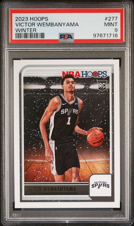 2023-24 Panini NBA Hoops - Rookies Winter #277 Victor Wembanyama PSA 9 (RC)