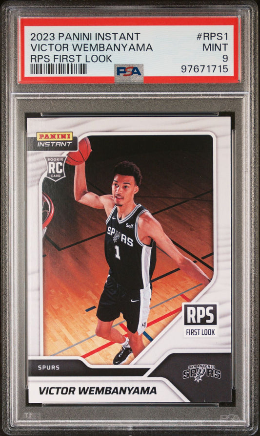 2023-24 Panini Instant - RPS First Look #RPS1 Victor Wembanyama PSA 9 (RC)