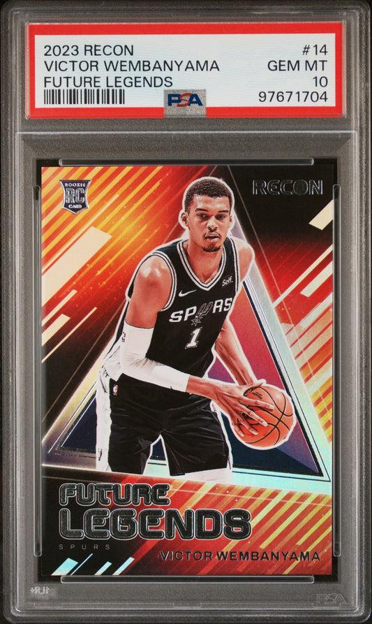 2023-24 Panini Recon Future Legends #14 Victor Wembanyama PSA 10 (RC)